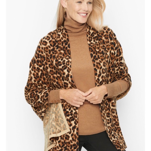 Talbots Accessories - Leopard Cashmere Wrap